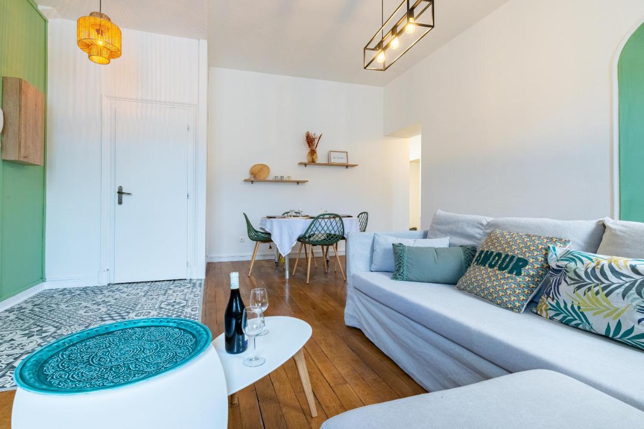 Cote Cour - Centre Ville- Calme - Charme - 4 Voyageurs Appartement